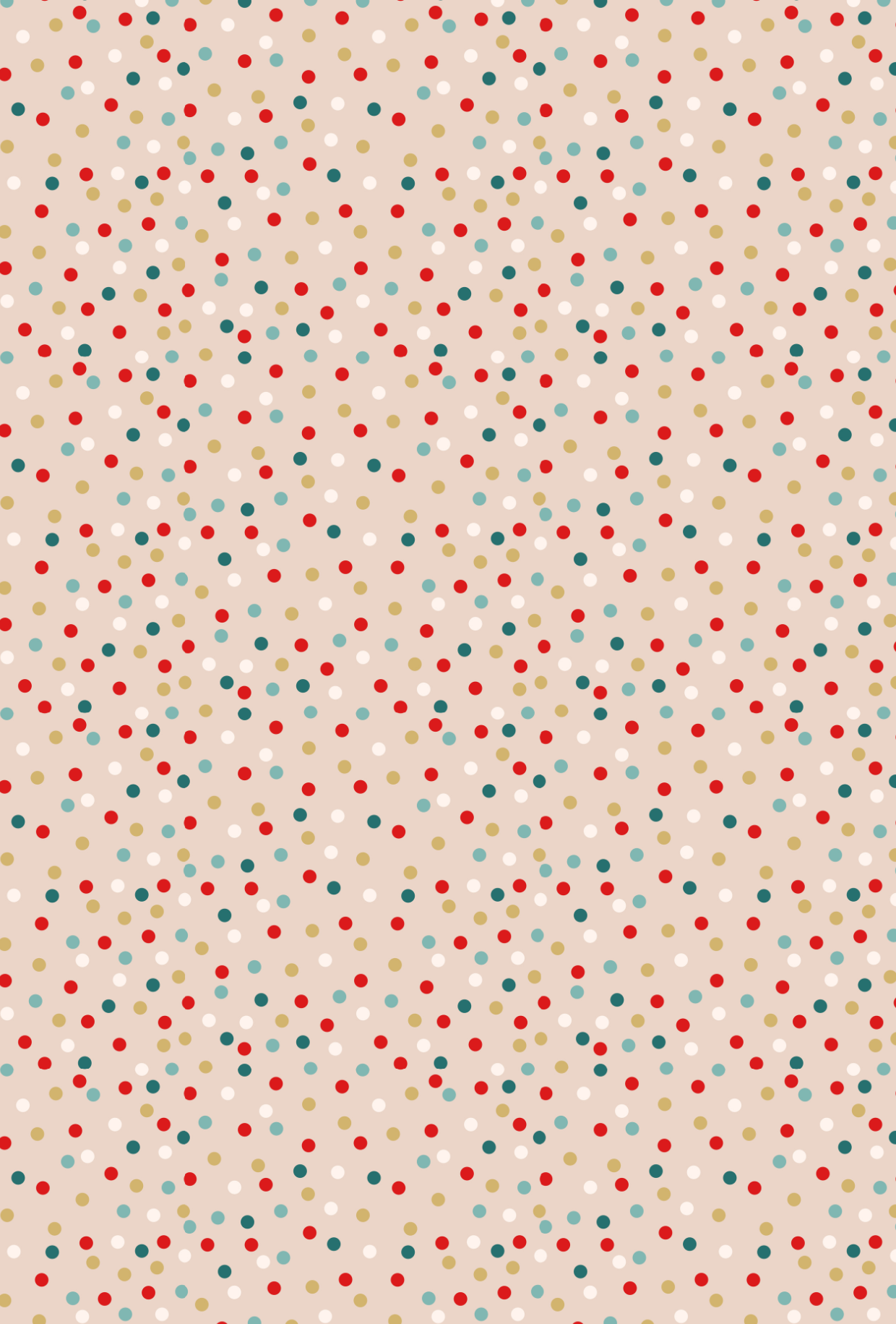 CHRISTMAS DOTS TAPE PAD - TILLY'S TUBES