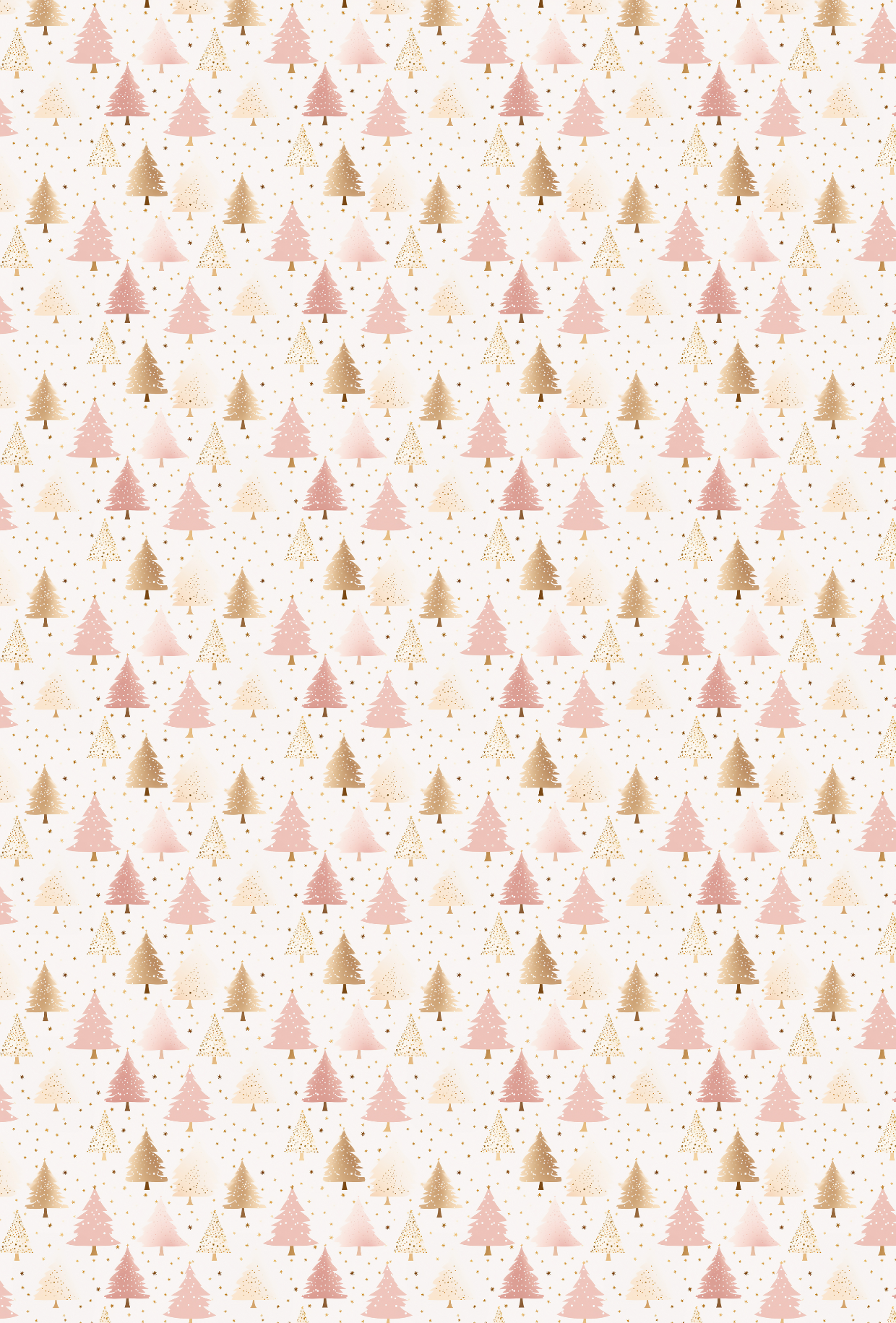 CHRISTMAS PINK TREE TAPE PAD - TILLY'S TUBES