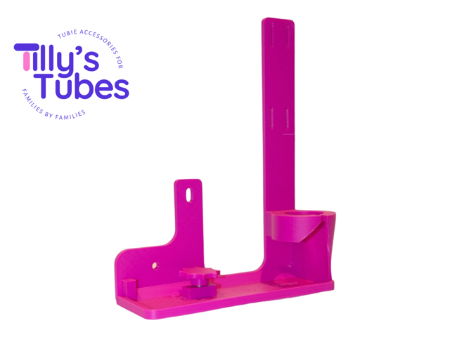 TILLY'S TUBES - Large Feeding Pump Backpack Stand - Pink