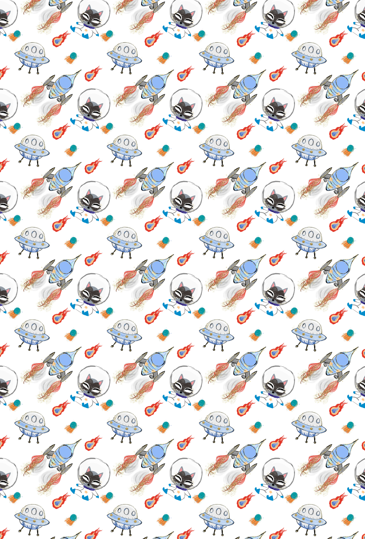 Animal Rocket Astronaut Tape 3 - TILLY'S TUBES