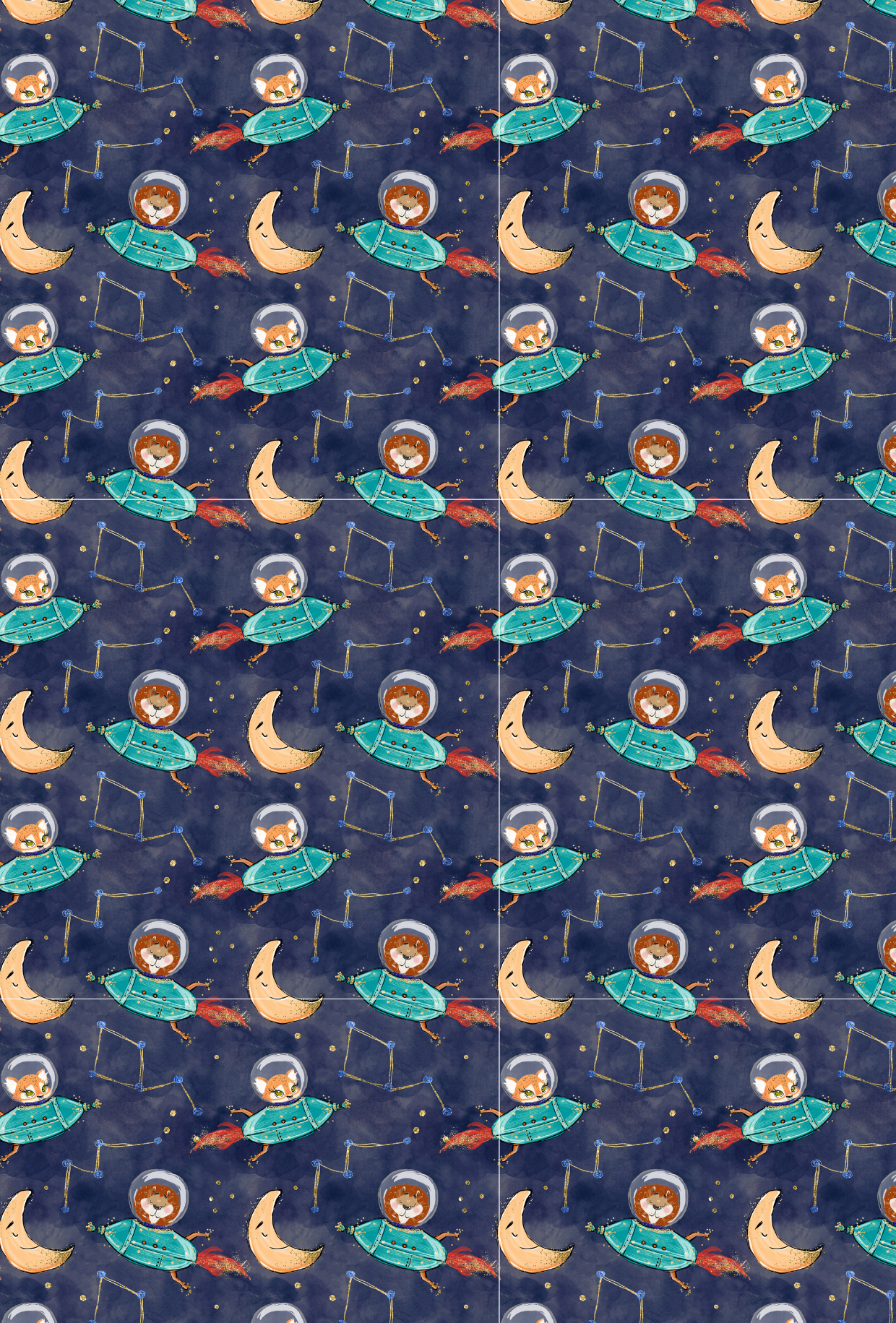 Animal Rocket Astronaut Tape 7 - TILLY'S TUBES