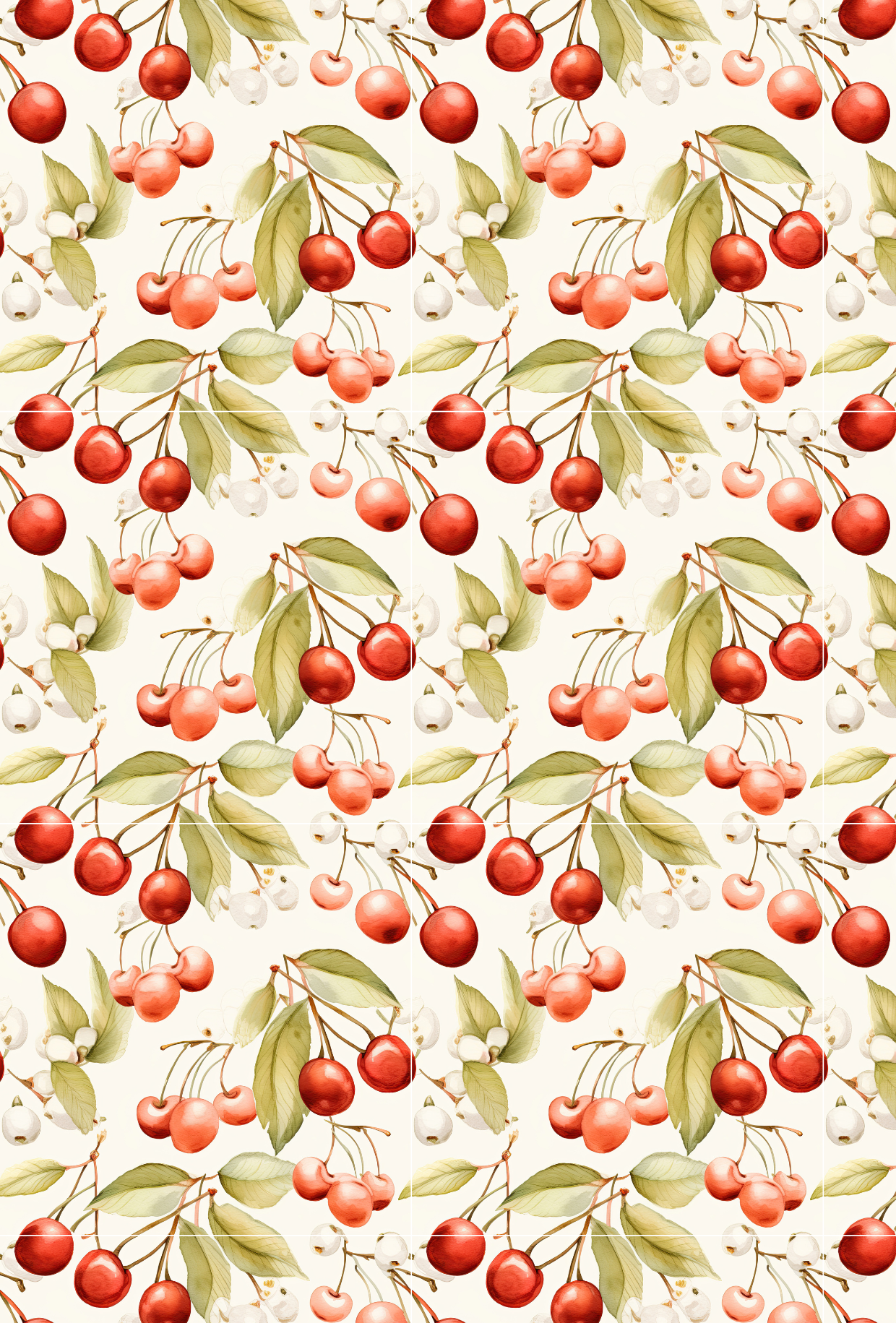 Autumn Cherries Tape - TILLY'S TUBES
