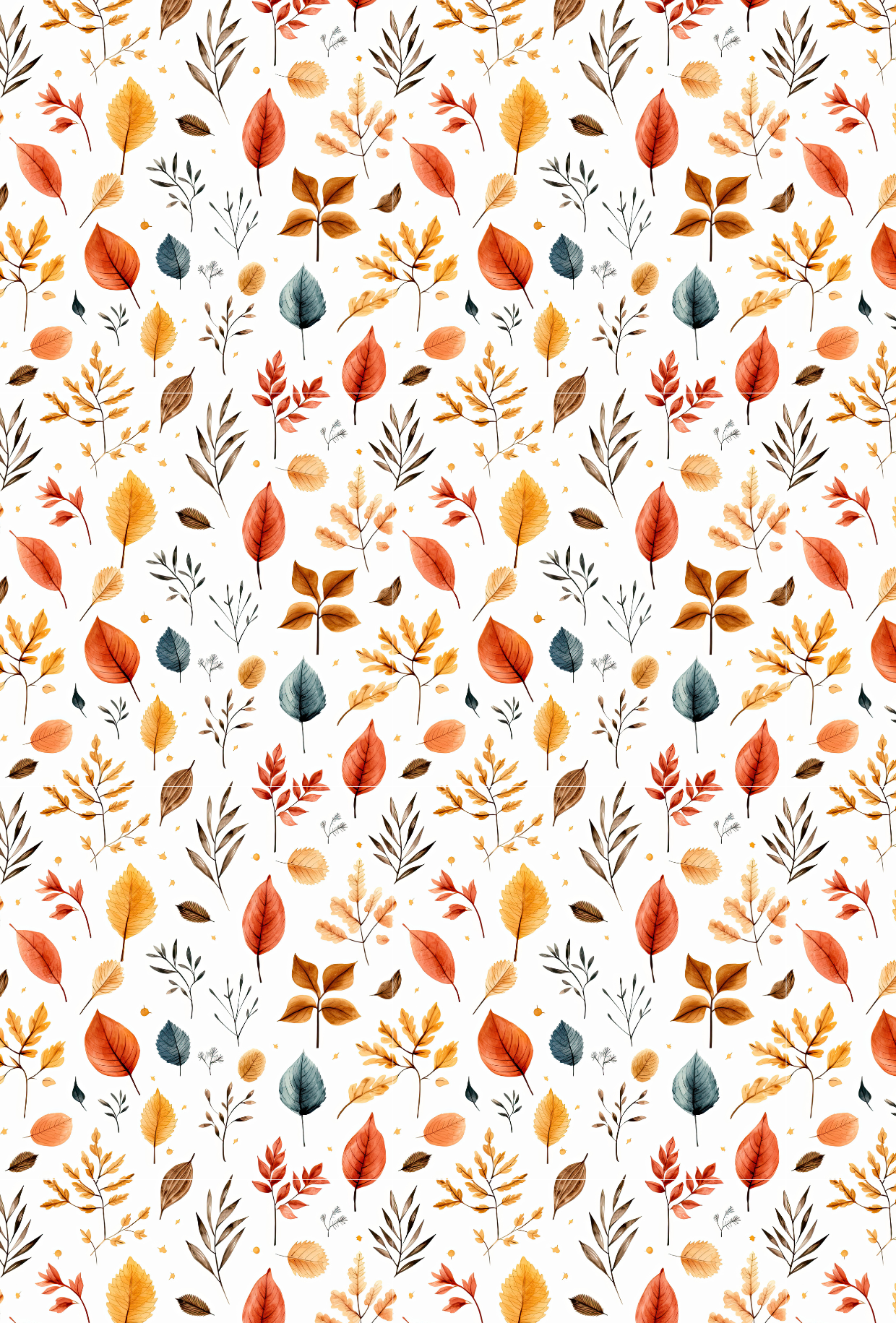 Autumn Leaves Coloured Tape - TILLY'S TUBES