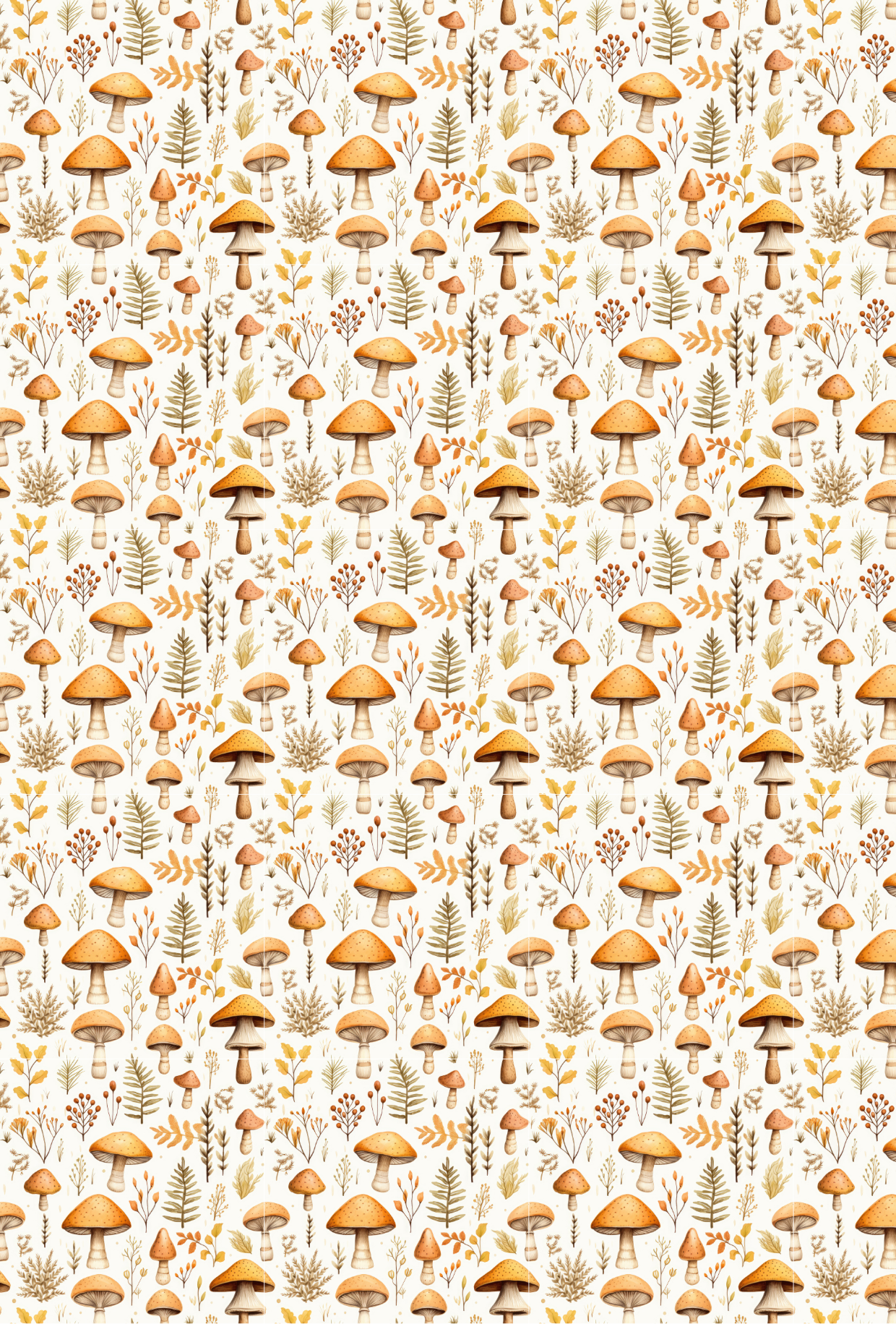 Autumn Mushroom Little Tape - TILLY'S TUBES