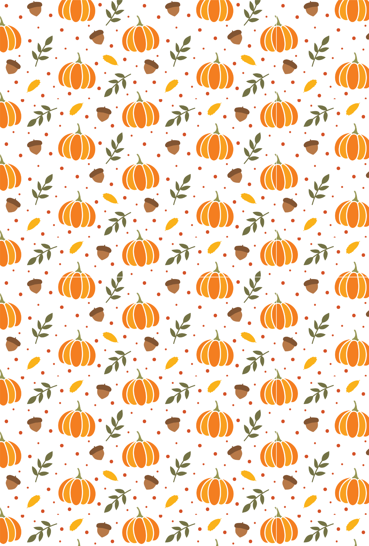 Autumn Pumpkins and Acorns - TILLYS TUBES