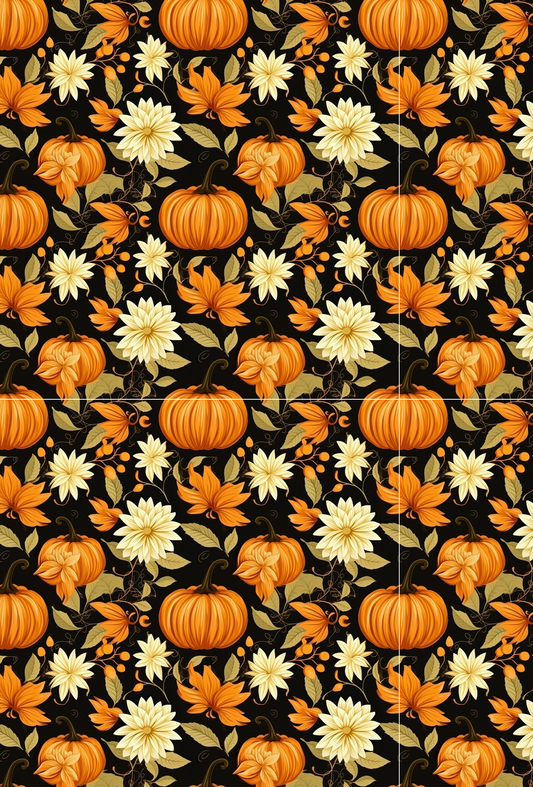 Autumn Pumpkins and flowers - TILLY'S TUBES