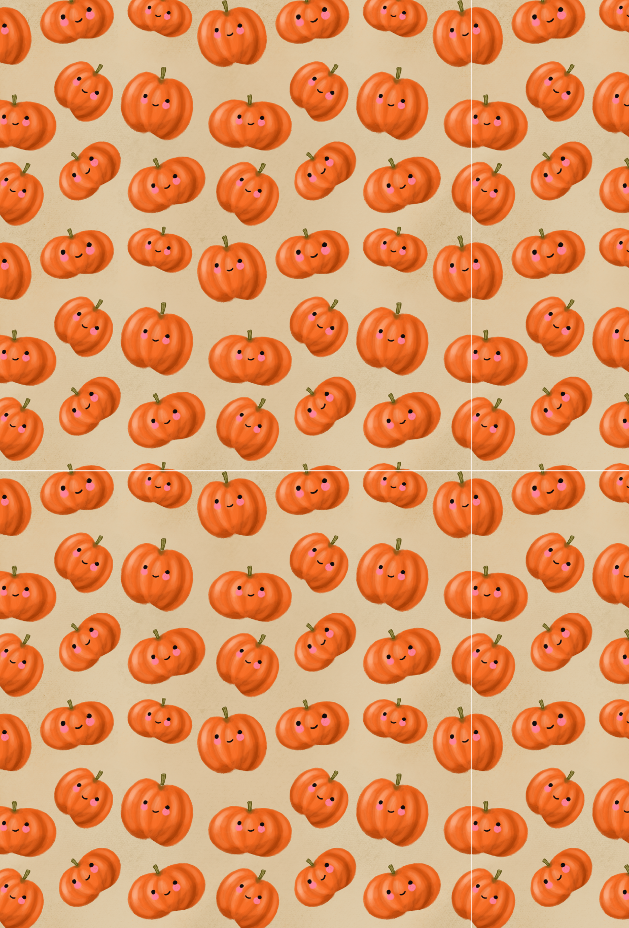 Autumn Smiling Pumpkins - TILLY'S TUBES