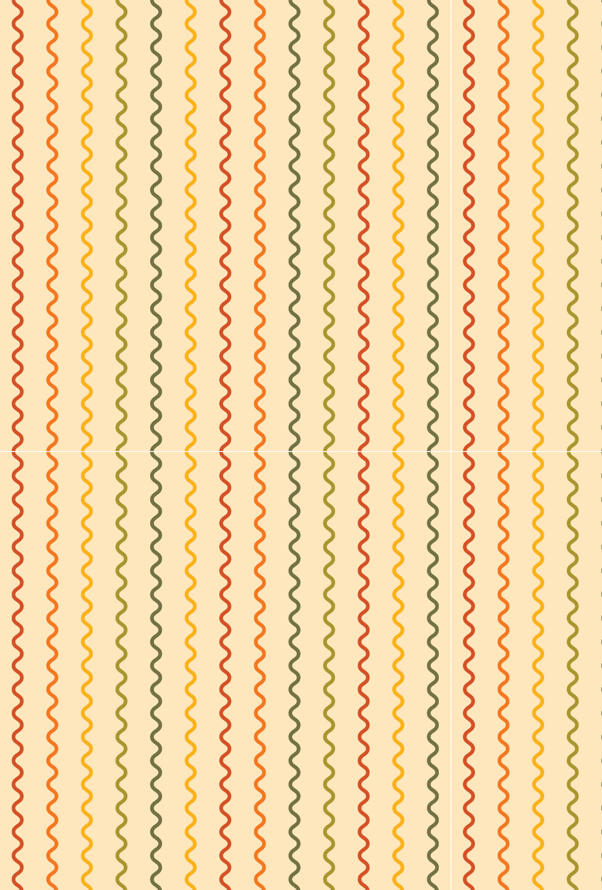 Autumn Zig Zag Lines - TILLY'S TUBES