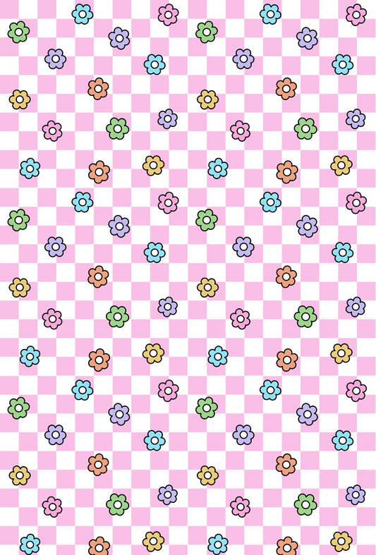 Checked With Flowers 2 - TILLY'S TUBES