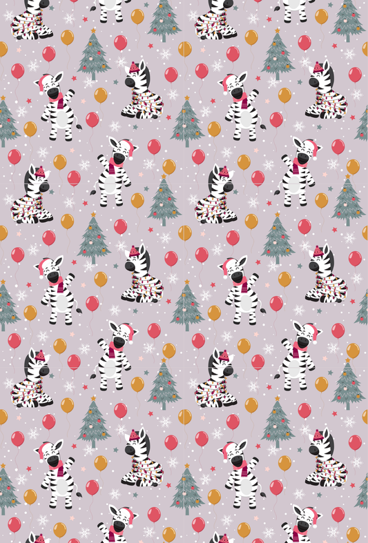 Christmas Zebras 2 - TILLY'S TUBES