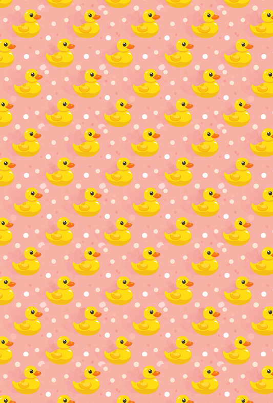 Ducks Pink Background - TILLY'S TUBES