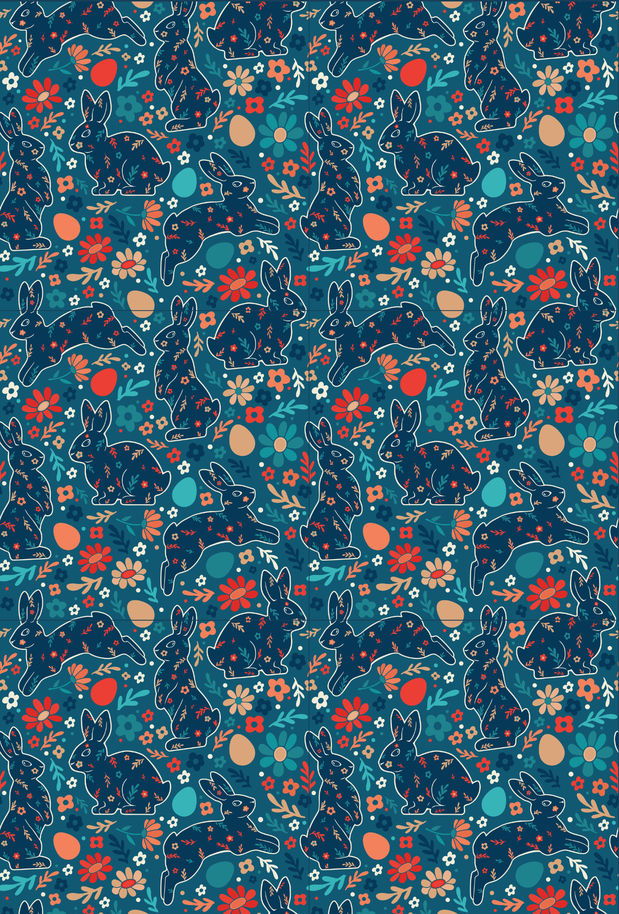 Easter Abstract Bunnies - TILLY'S TUBES