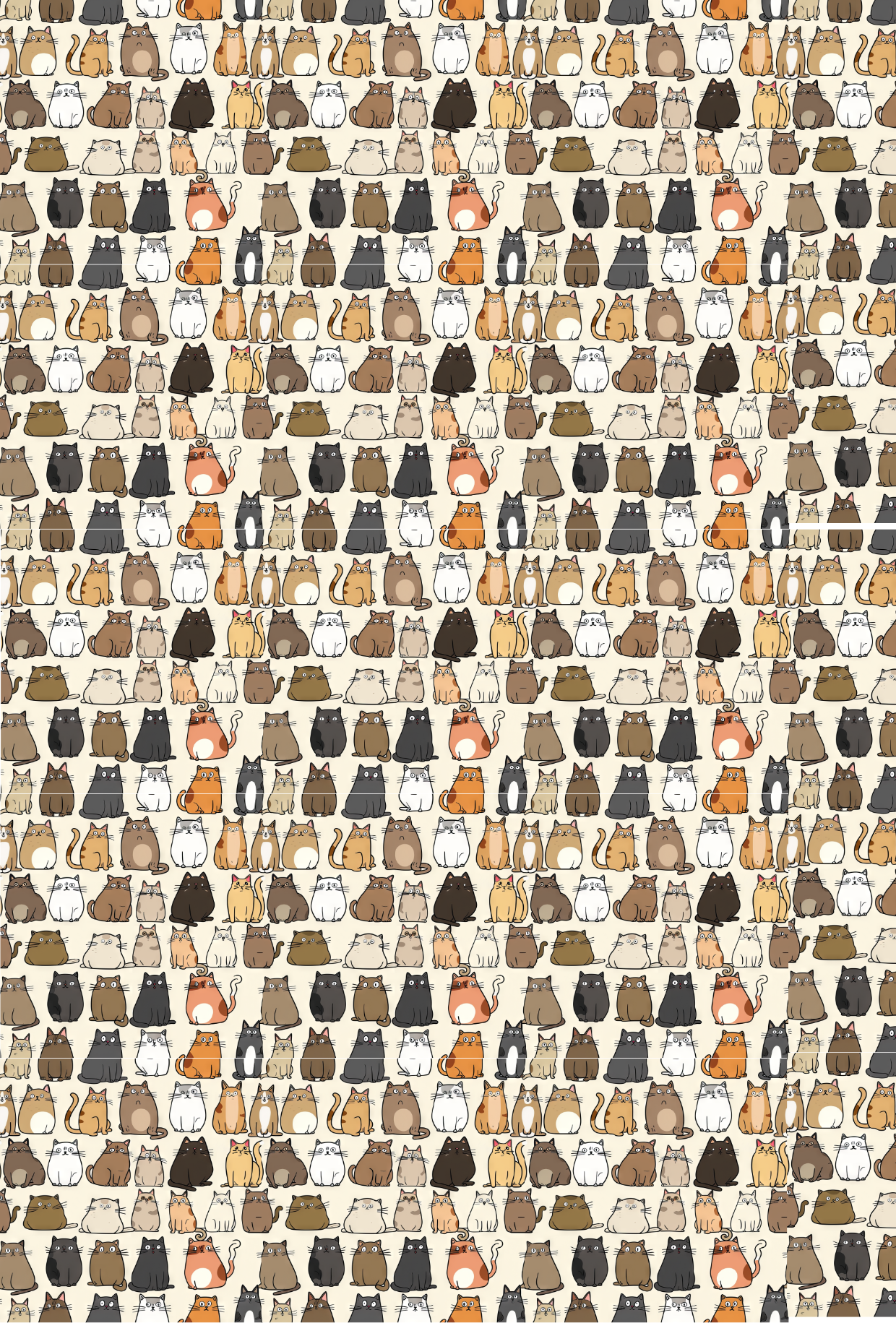 Funny Cat Pattern Tape - TILLYS TUBES