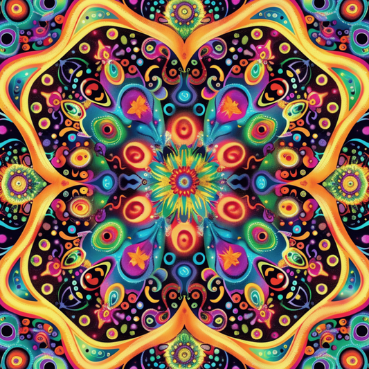 Geometric Peacock Pattern Pad - TILLY'S TUBES