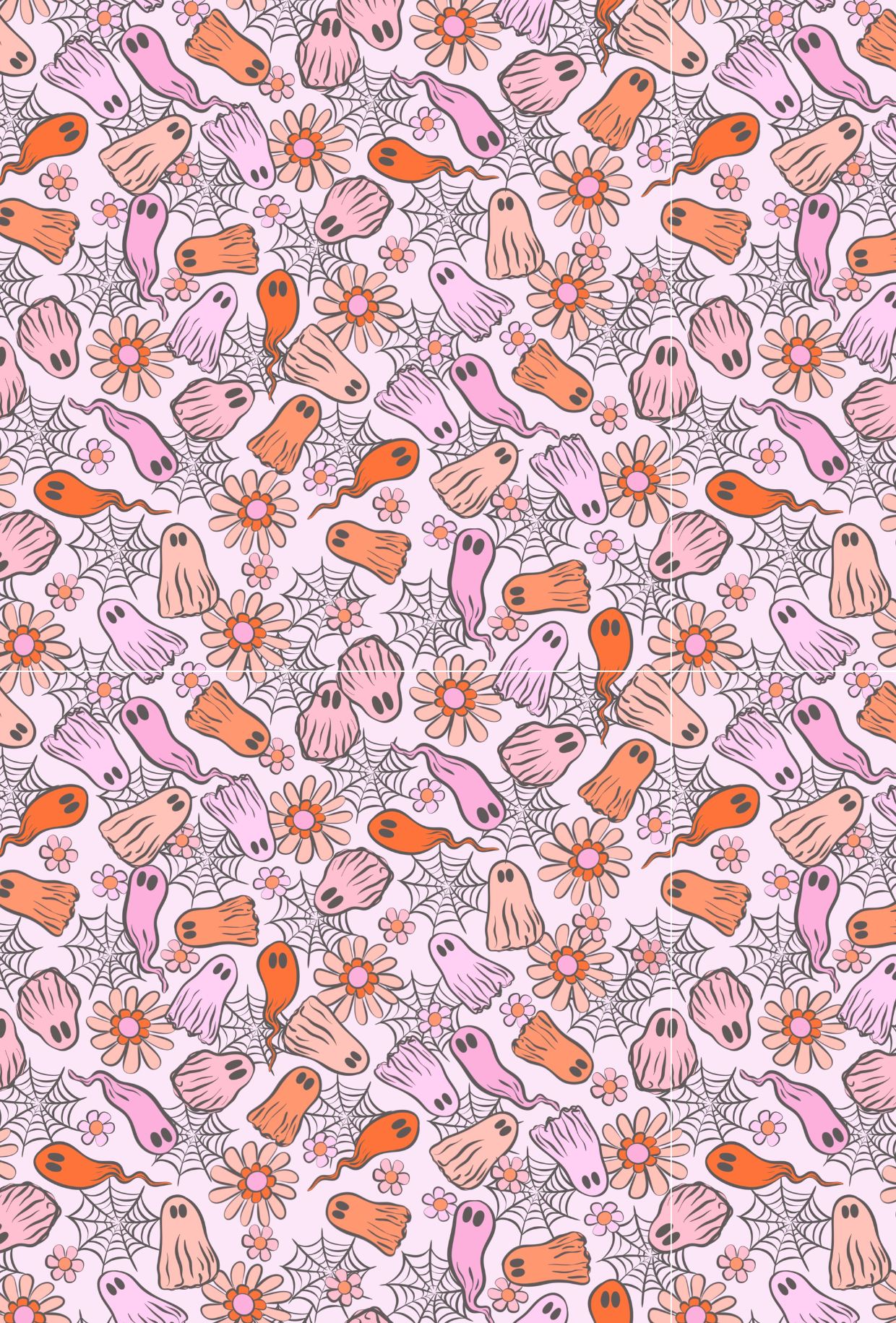 Halloween Ghosts Pastel Tape - TILLY'S TUBES