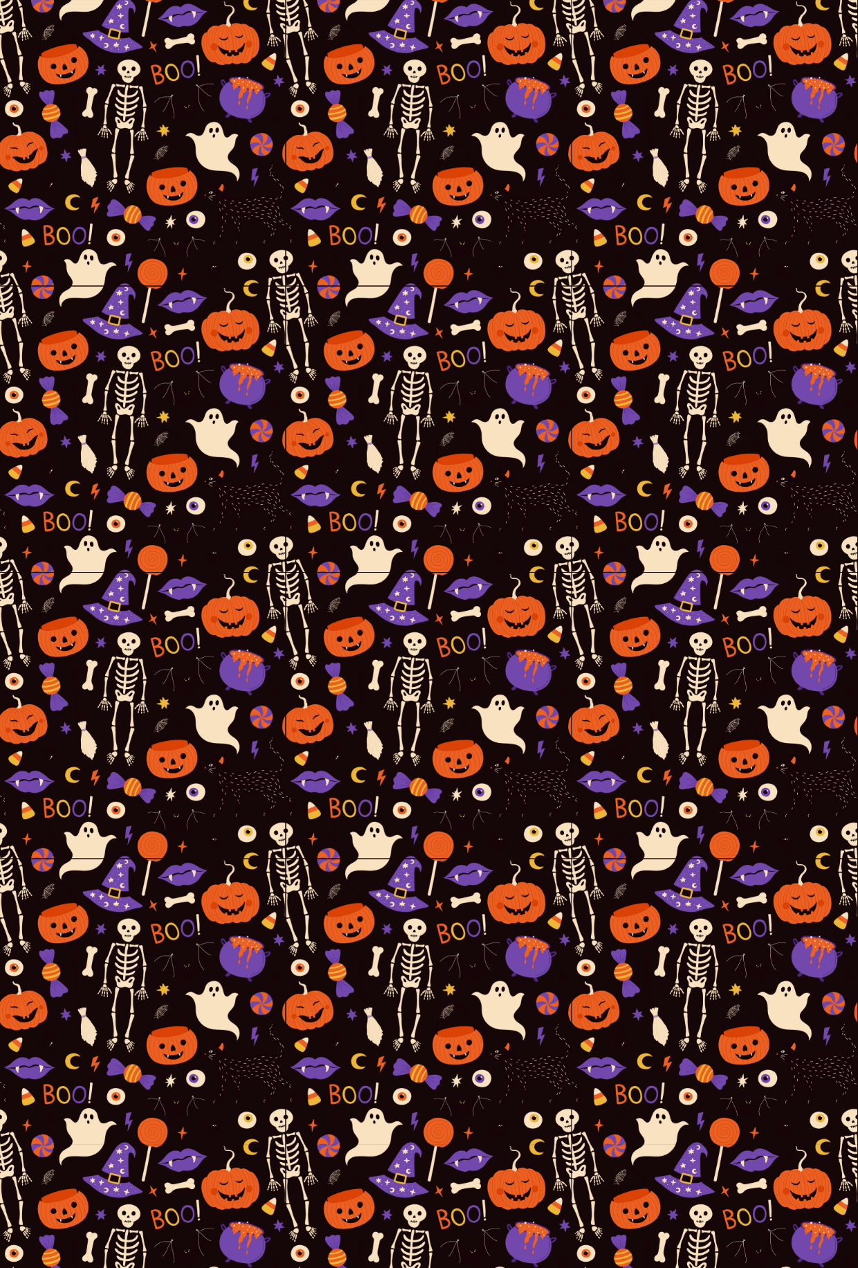 Halloween Pattern Mix Tape - TILLY'S TUBES