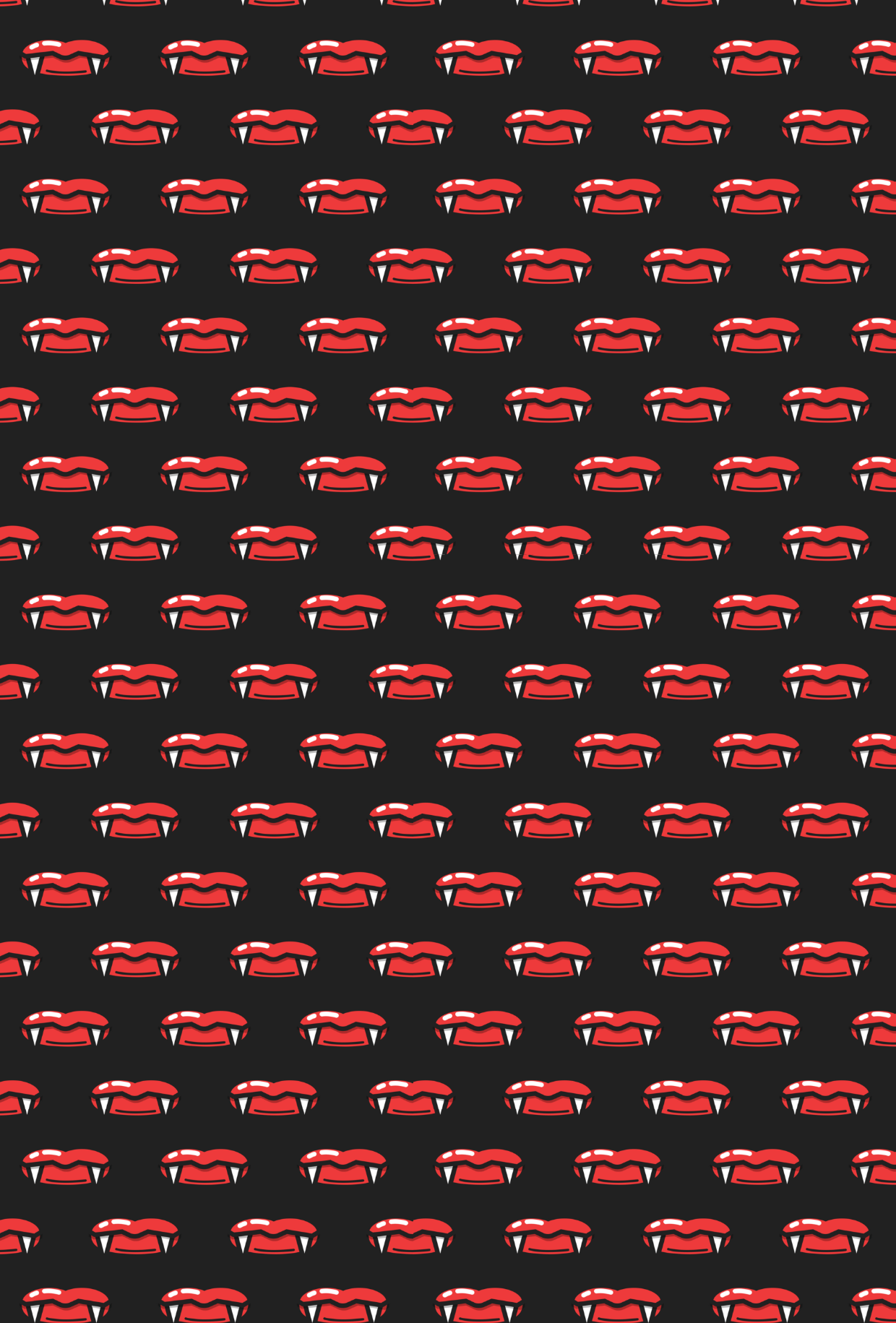 Halloween Vampire Teeth Tape - TILLY'S TUBES