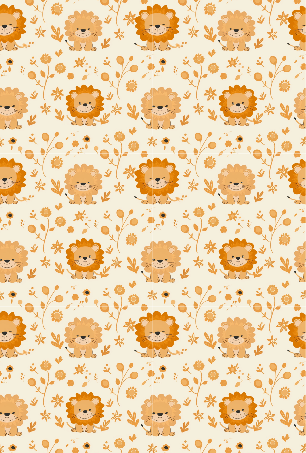 Lion Pattern Tape - TILLY'S TUBES
