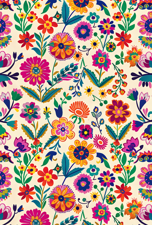 Mexican Floral Tape 3 - TILLY'S TUBES