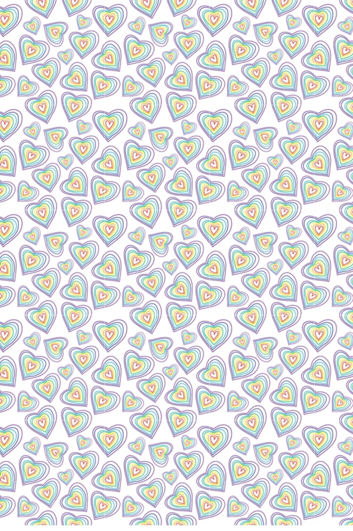 Multicoloured Heart Tape - TILLY'S TUBES