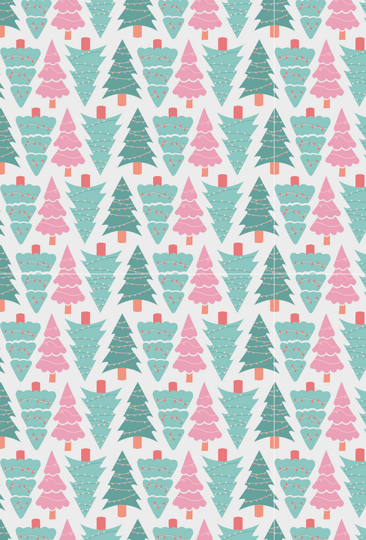 Pastel Christmas Tree Tape 2 - TILLY'S TUBES