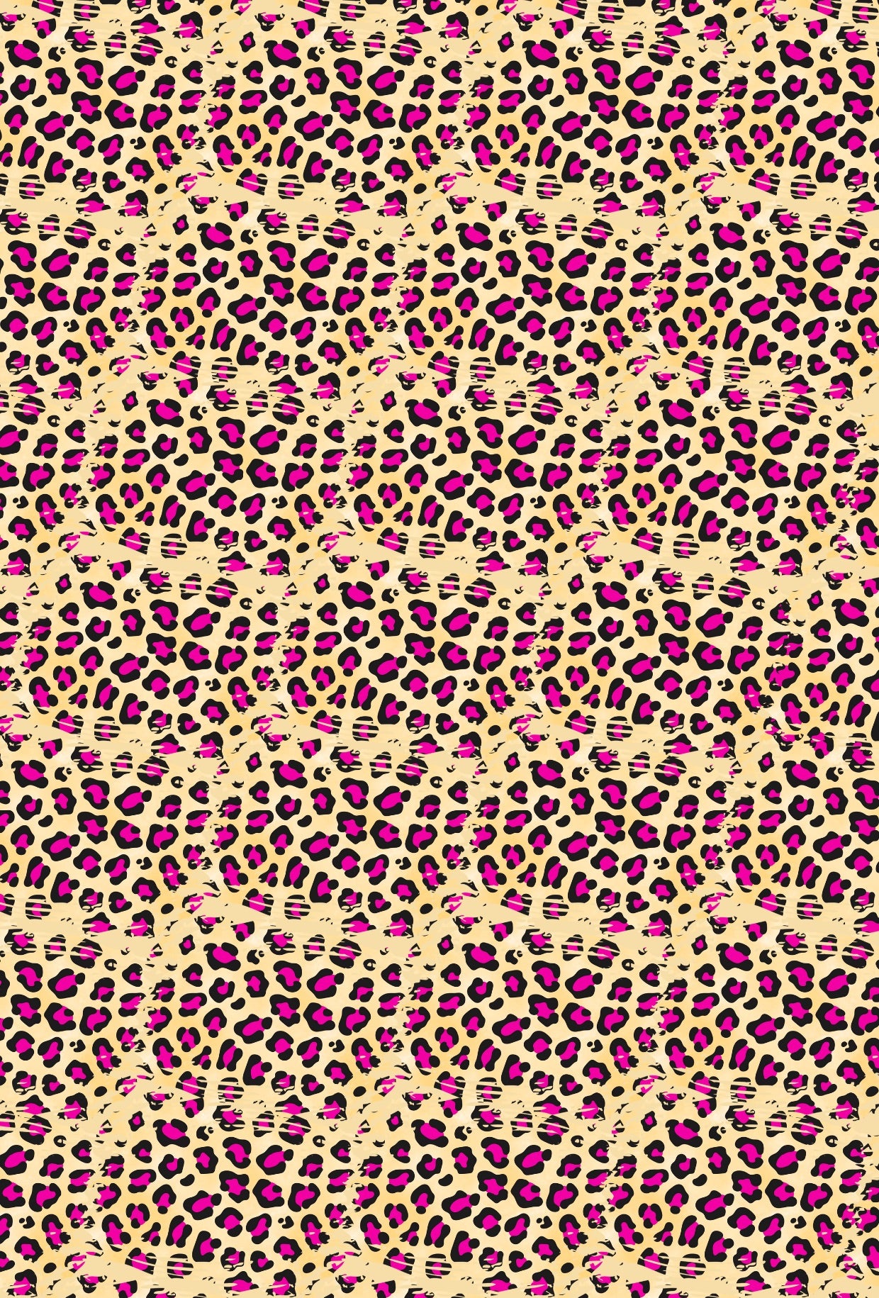 Pink & Yellow Leopard Print Tape - TILLY'S TUBES