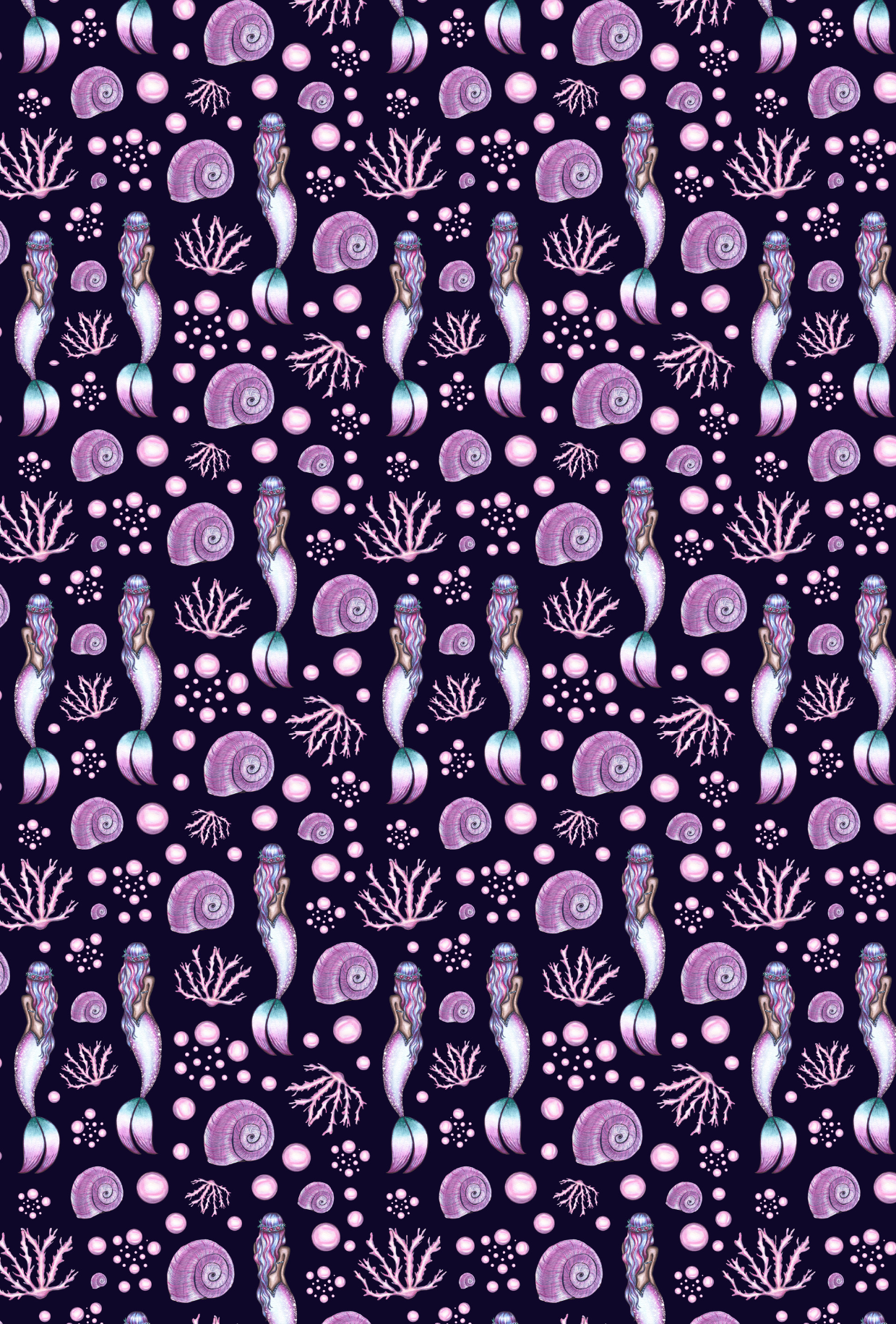 Purple Mermaids Dark - TILLY'S TUBES