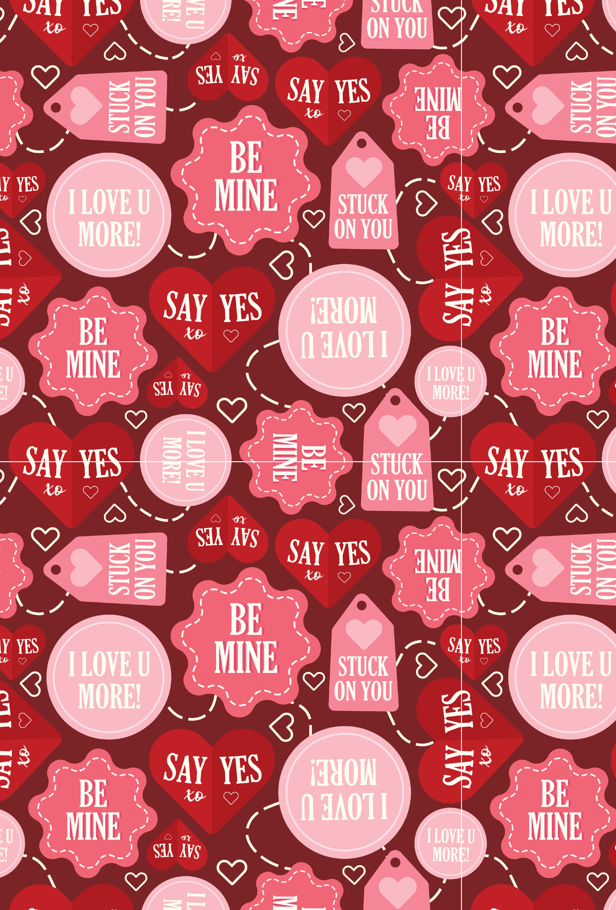 Valentines Be Mine Labels - TILLY'S TUBES
