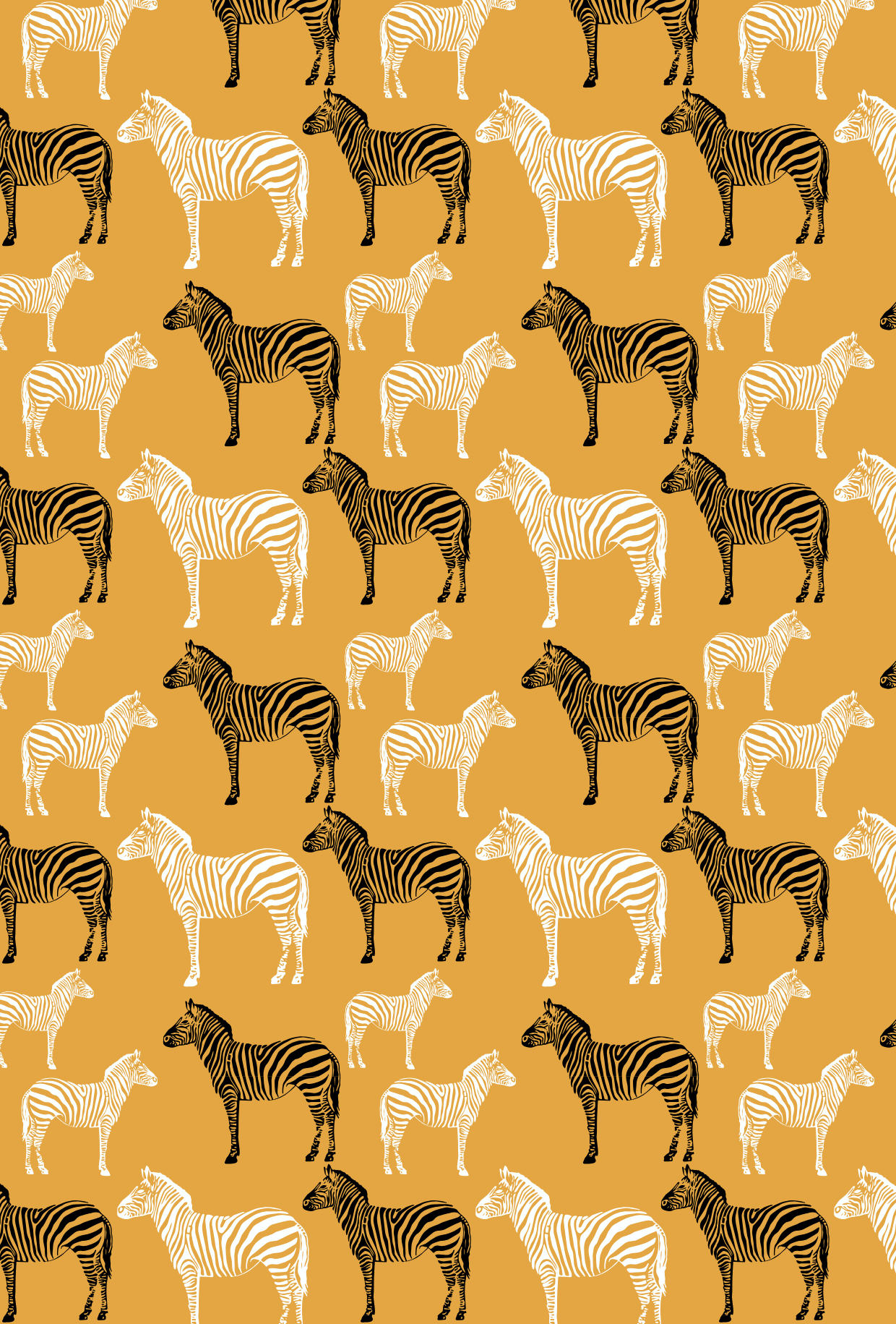 Zebras on Yellow - TILLY'S TUBES