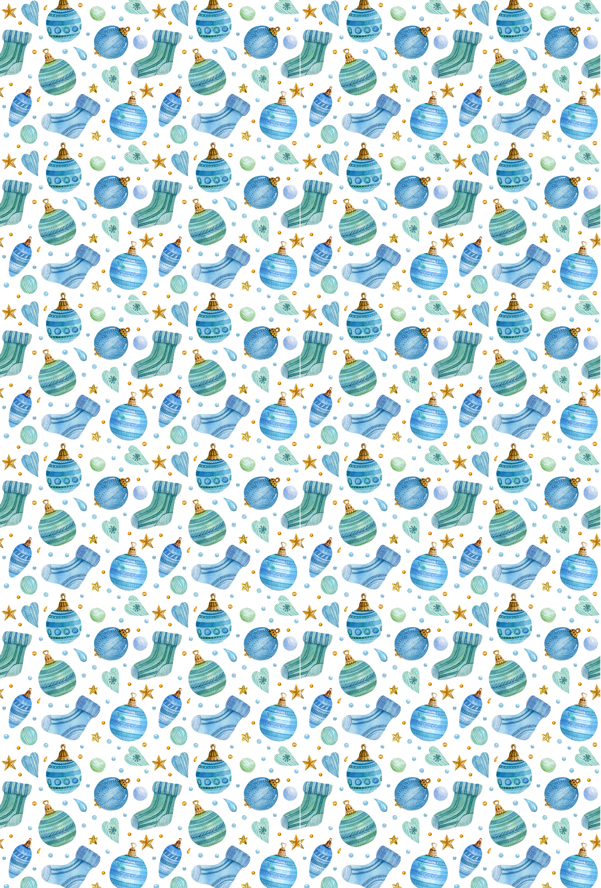 Christmas Stockings Blue - TILLY'S TUBES