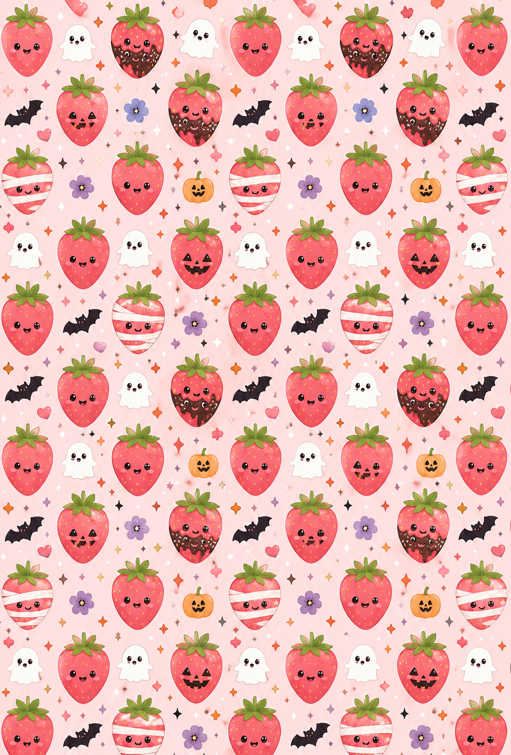HALLOWEEN STRAWBERRIES TAPE | PAD | PORT COVER