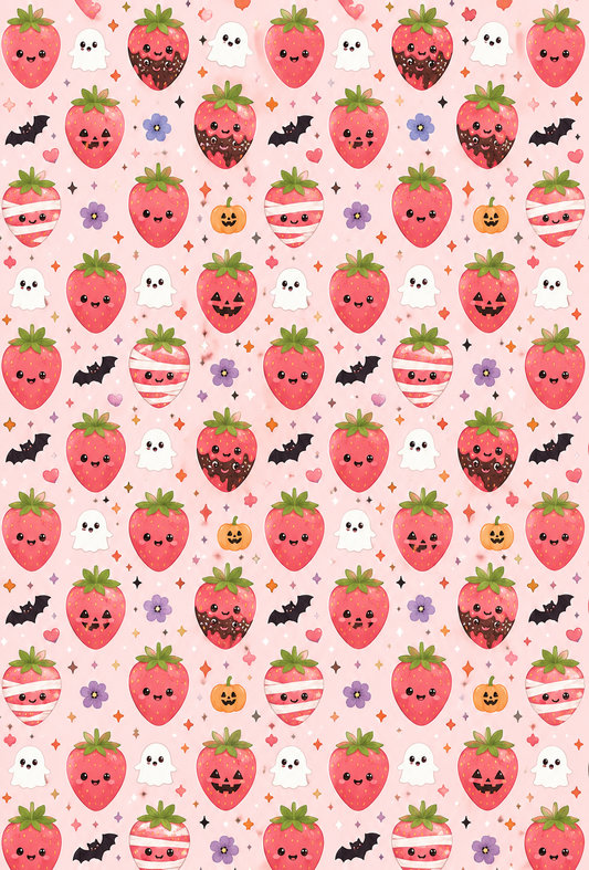 HALLOWEEN STRAWBERRIES TAPE | PAD | PORT COVER