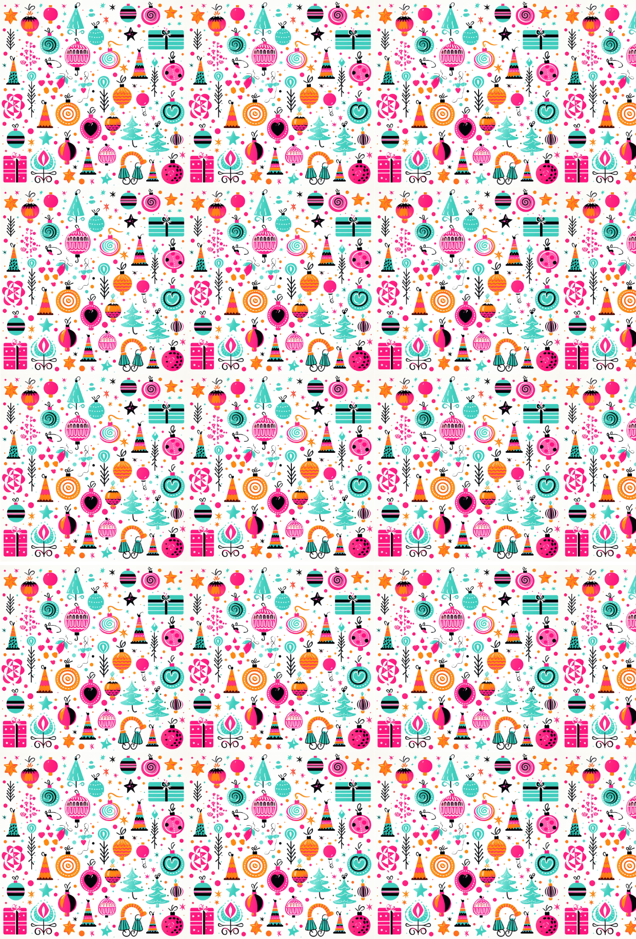 CHRISTMAS BRIGHT MIX TAPE PAD - TILLY'S TUBES