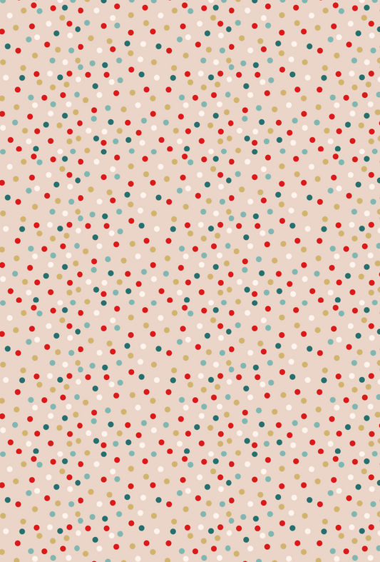 CHRISTMAS DOTS TAPE PAD - TILLY'S TUBES