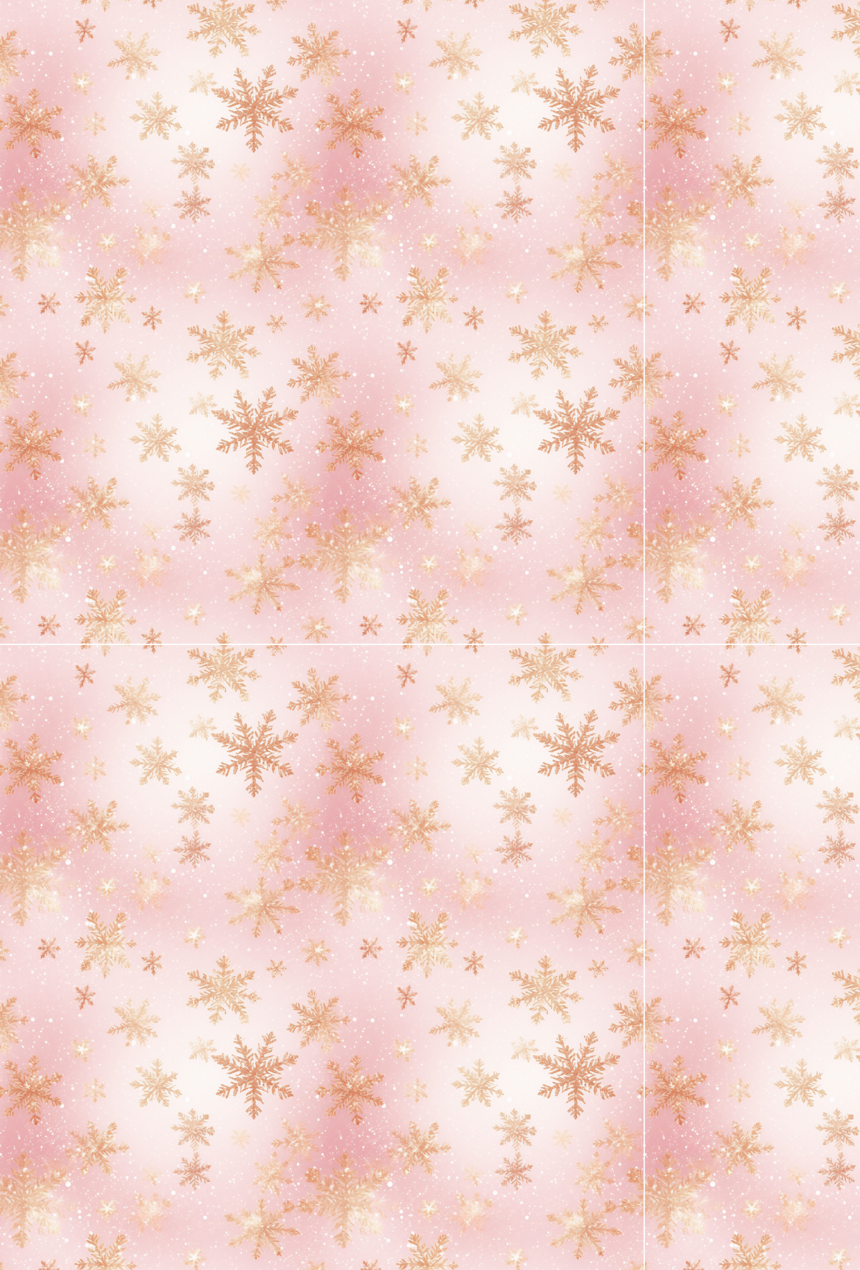 Christmas Pink Snowflake Tape Pad - TILLY'S TUBES