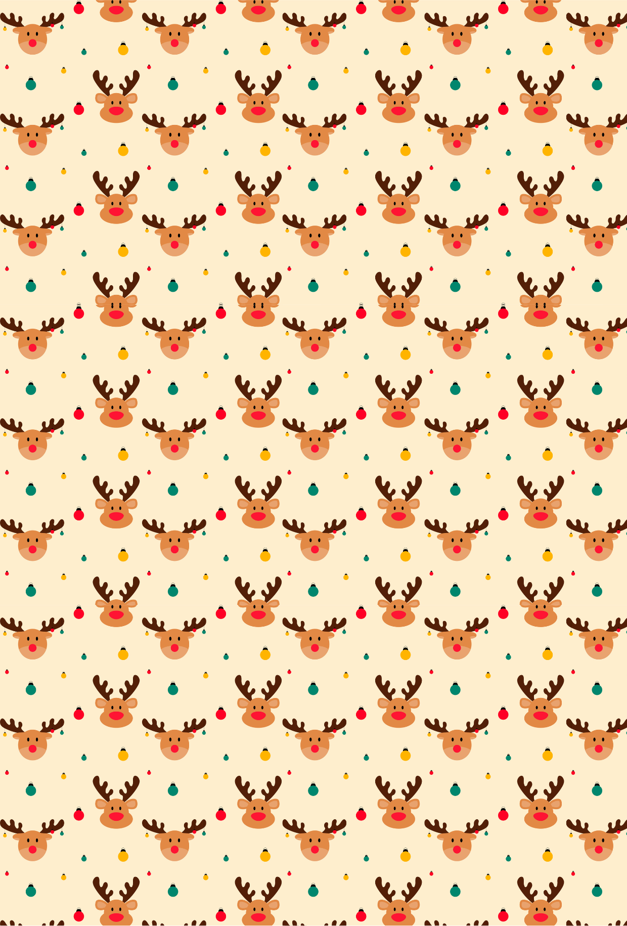 CHRISTMAS REINDEER TAPE | PAD