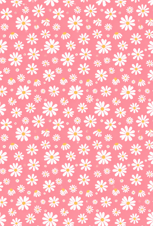 PINK AND WHITE DAISIES TAPE | PAD | PORT COVER