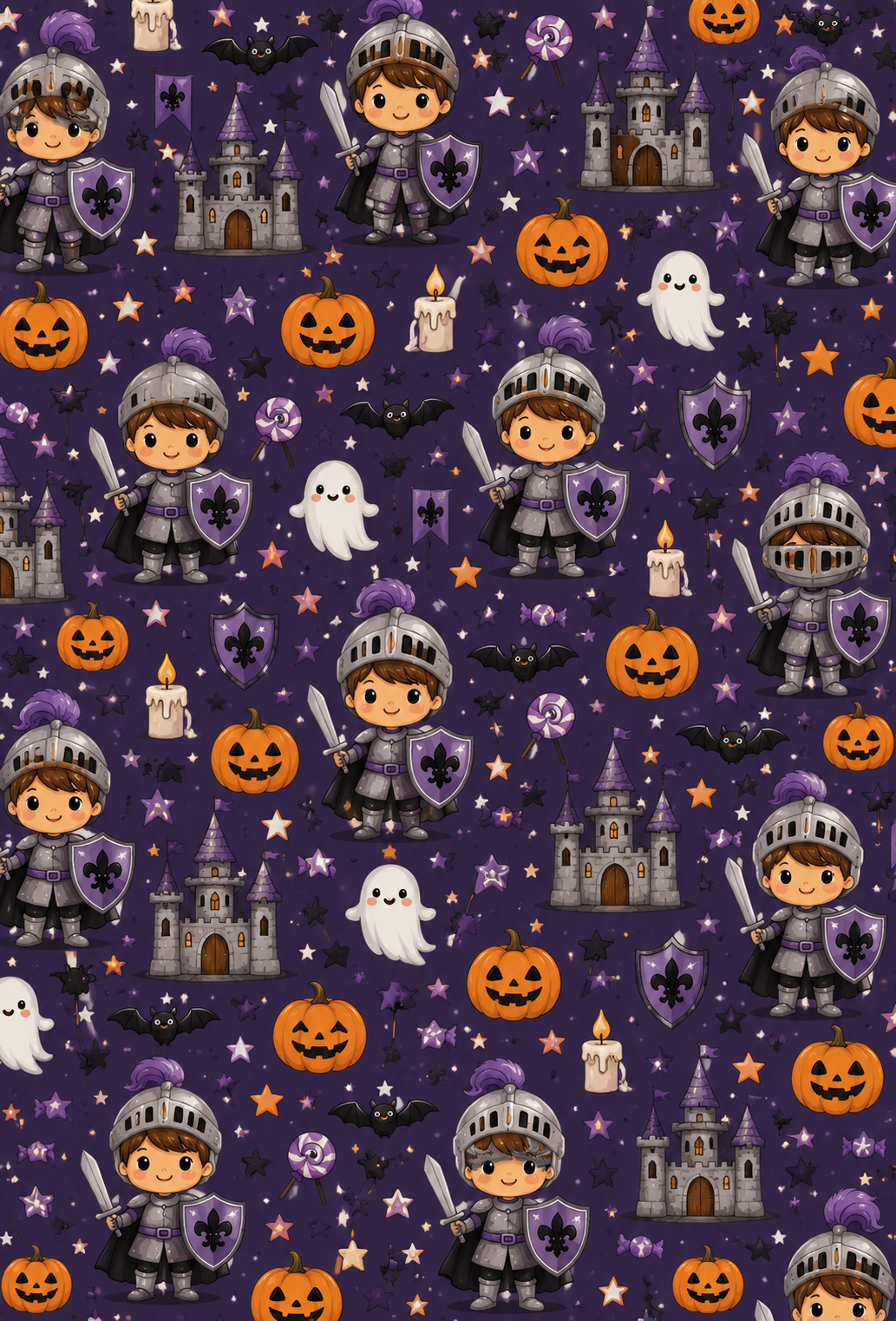 HALLOWEEN PRINCESSES AND KNIGHTS TAPE | PAD | PORT COVER