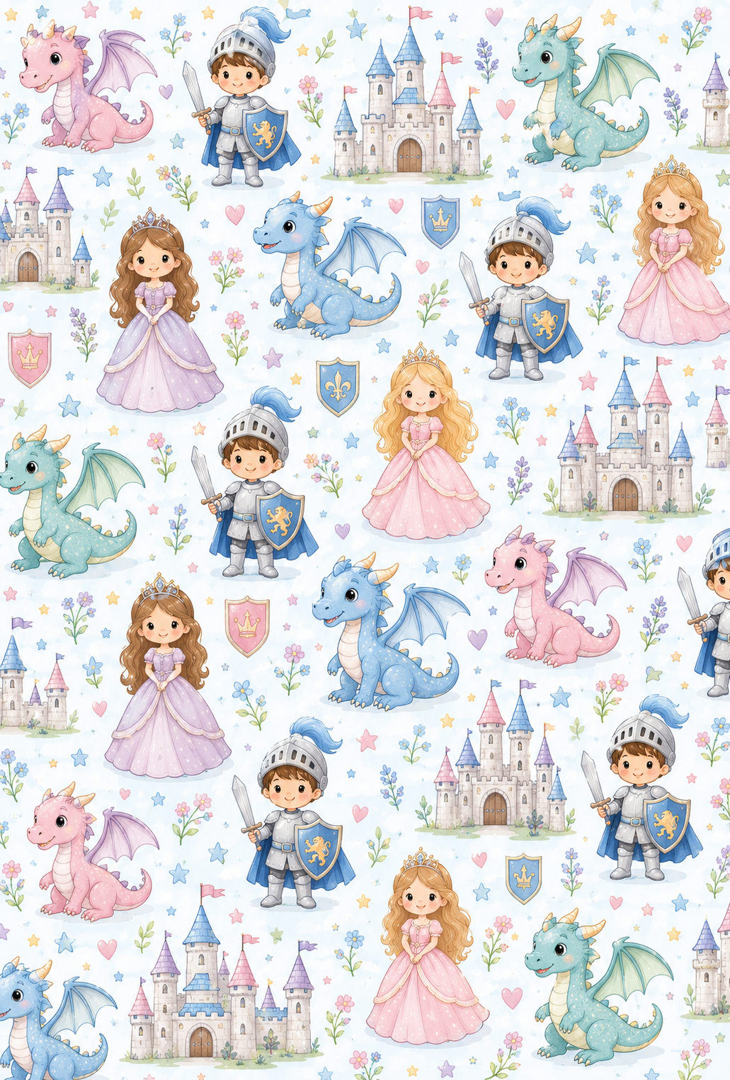 KNIGHTS AND PRINCESSES TAPE | PAD | PORT COVER