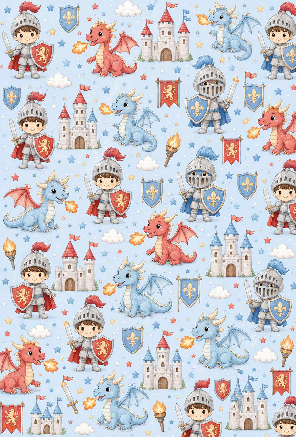 KNIGHTS AND PRINCESSES TAPE | PAD | PORT COVER