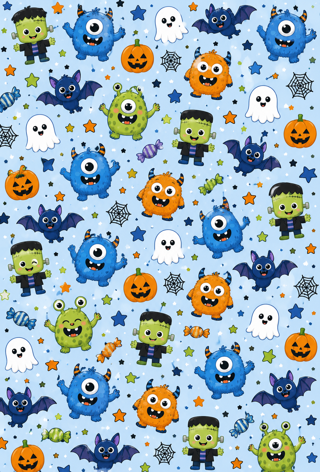 HALLOWEEN MONSTERS TAPE | PAD | PORT COVER