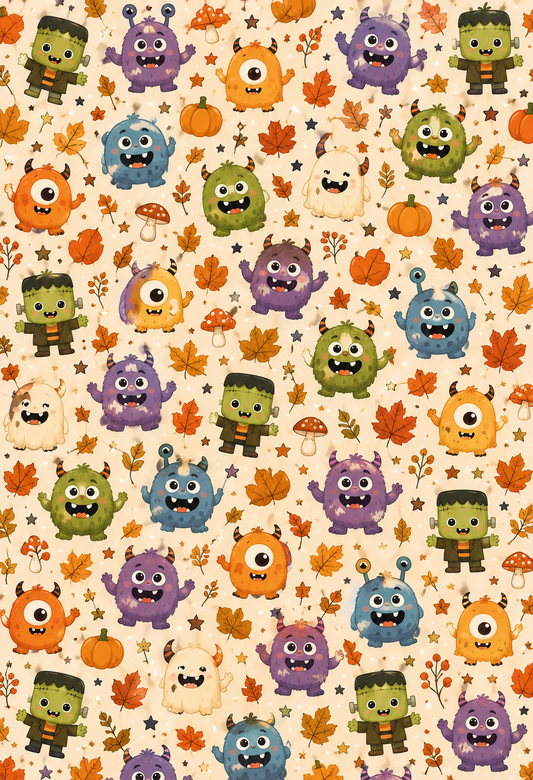 AUTUMN MONSTERS TAPE | PAD | PORT COVER
