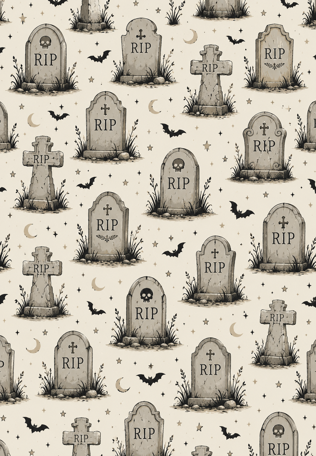 HALLOWEEN TOMBSTONES TAPE | PAD | PORT COVER