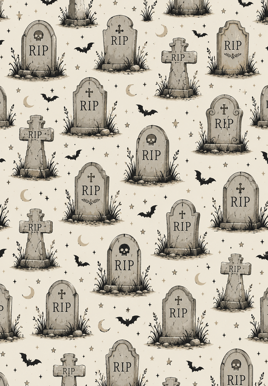 HALLOWEEN TOMBSTONES TAPE | PAD | PORT COVER