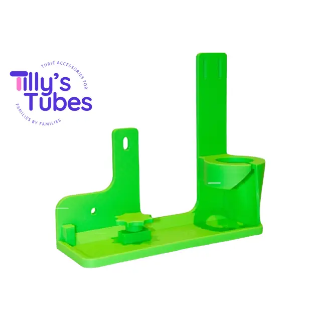 TILLY'S TUBES - Small Feeding Pump Backpack Stand (Abbott and Infinity Pump Compatible) - GREEN