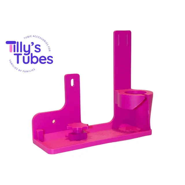 TILLY'S TUBES - Small Feeding Pump Backpack Stand (Abbott and Infinity Pump Compatible) - PINK