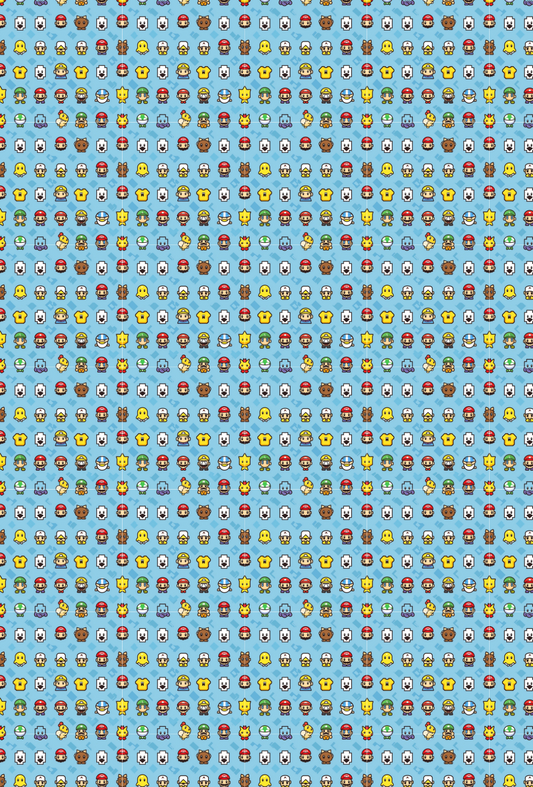 Mini Mario Pattern Tape - TILLY'S TUBES