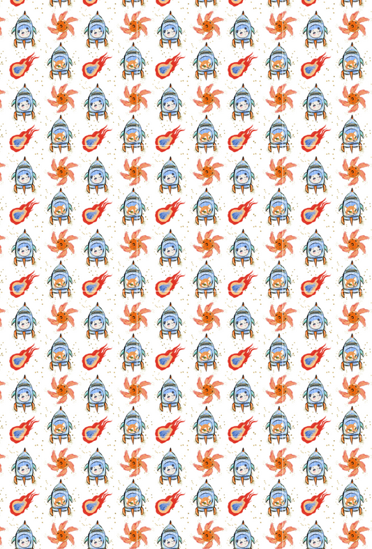 Animal Rocket Astronaut Tape - TILLY'S TUBES