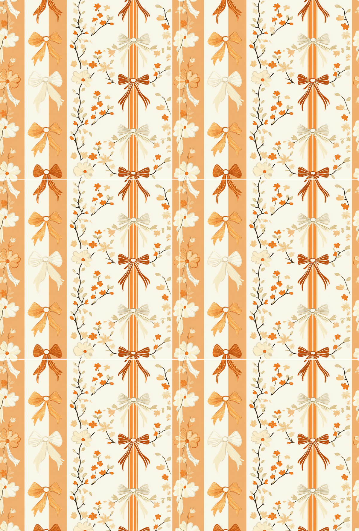 Autumn Bows Striped - TILLY'S TUBES