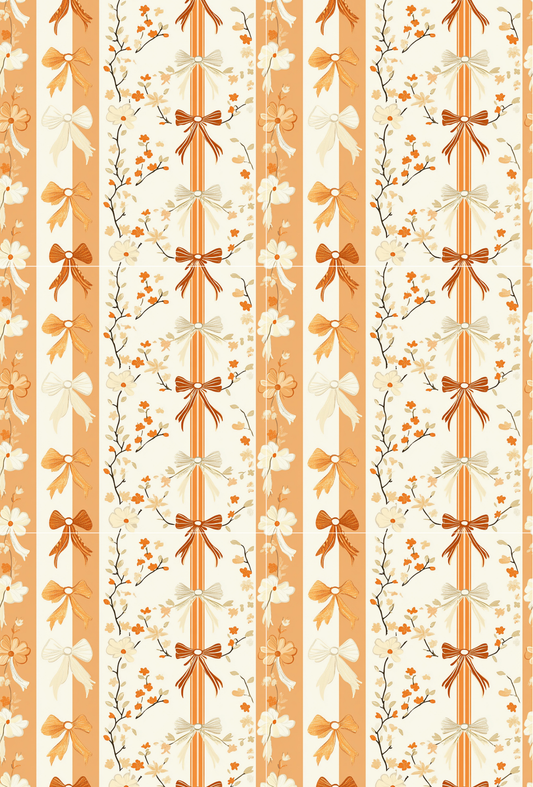 Autumn Bows Striped - TILLY'S TUBES